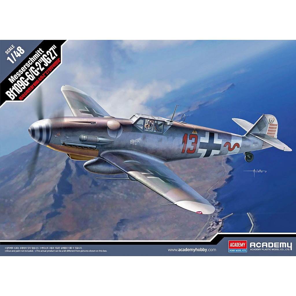 【再入荷】12321 1/48 メッサーシュミット Bf109G-6/G-2 “JG27″