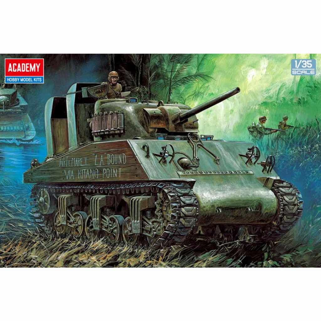 【新製品】13562 1/35 M4A2(75) シャーマン 太平洋戦線