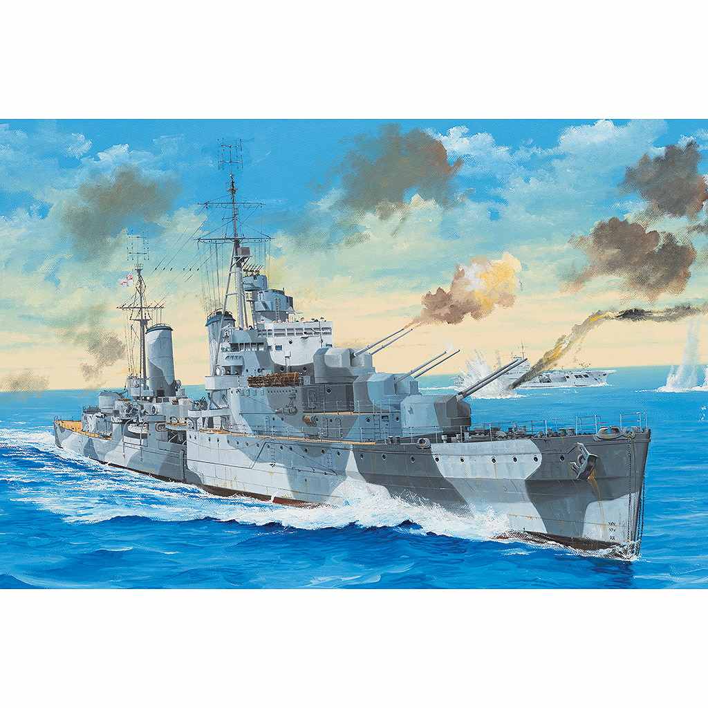 【新製品】05366 1/350 イギリス海軍 軽巡洋艦 HMS ナイアド