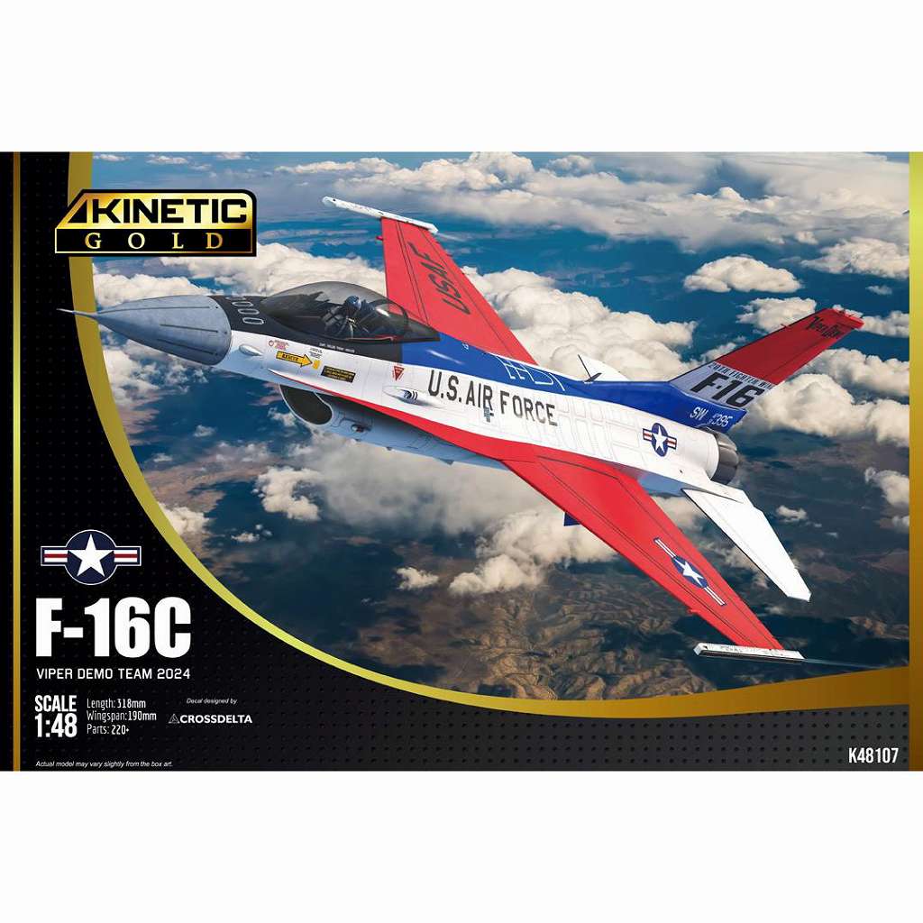 【新製品】K48107 1/48 F-16C ヴァイパー デモ チーム 2024年