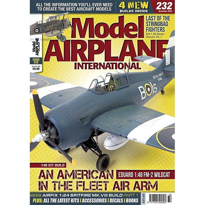 【新製品】モデルエアプレーンインターナショナル 232 AN AMERICAN IN THE FLEET AIR ARM