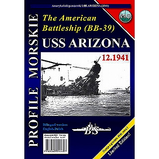 【新製品】[9788360591109] PROFILE MORSKIE No.110)米国海軍 戦艦 BB-39 アリゾナ 1941/12