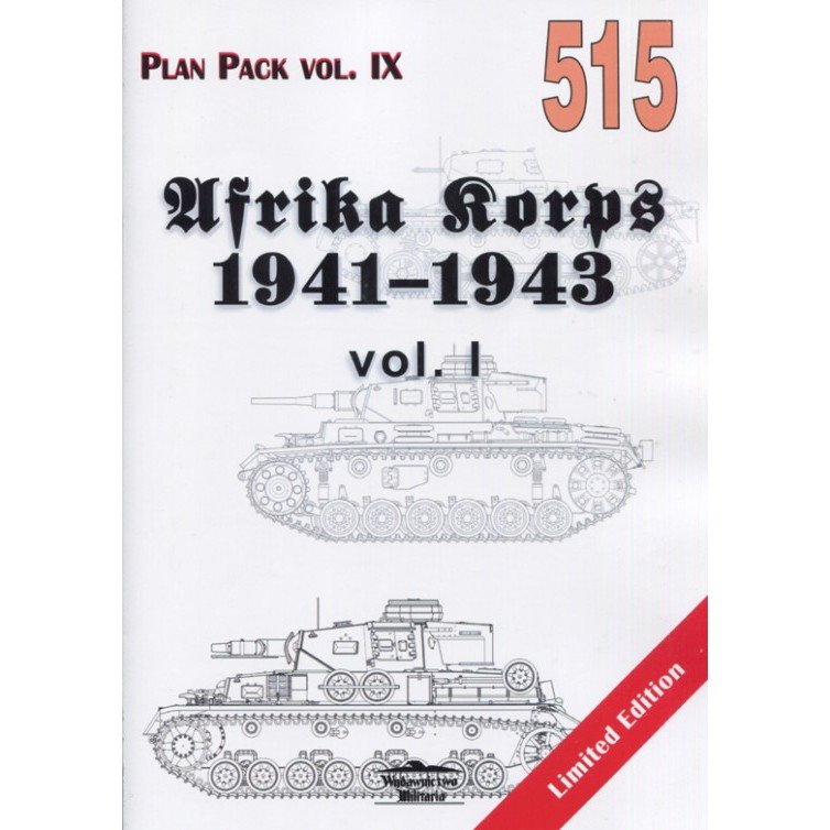 【新製品】515 ドイツアフリカ軍団 図面集